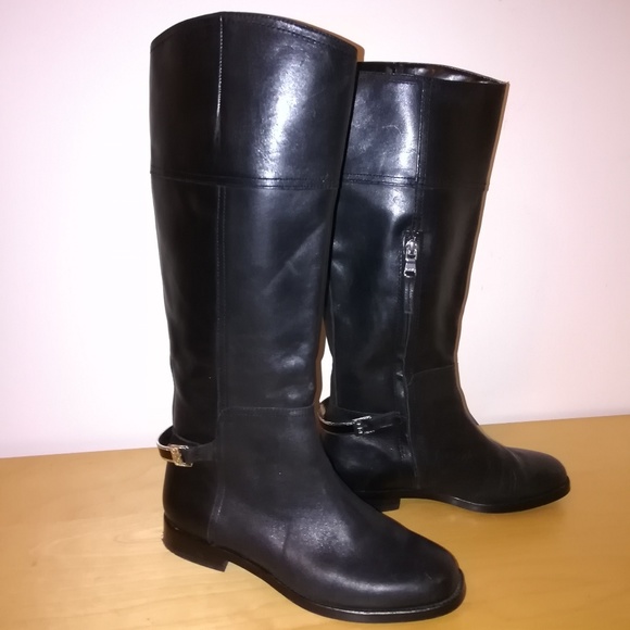 Ralph Lauren Shoes - Ralph Lauren black leather boots